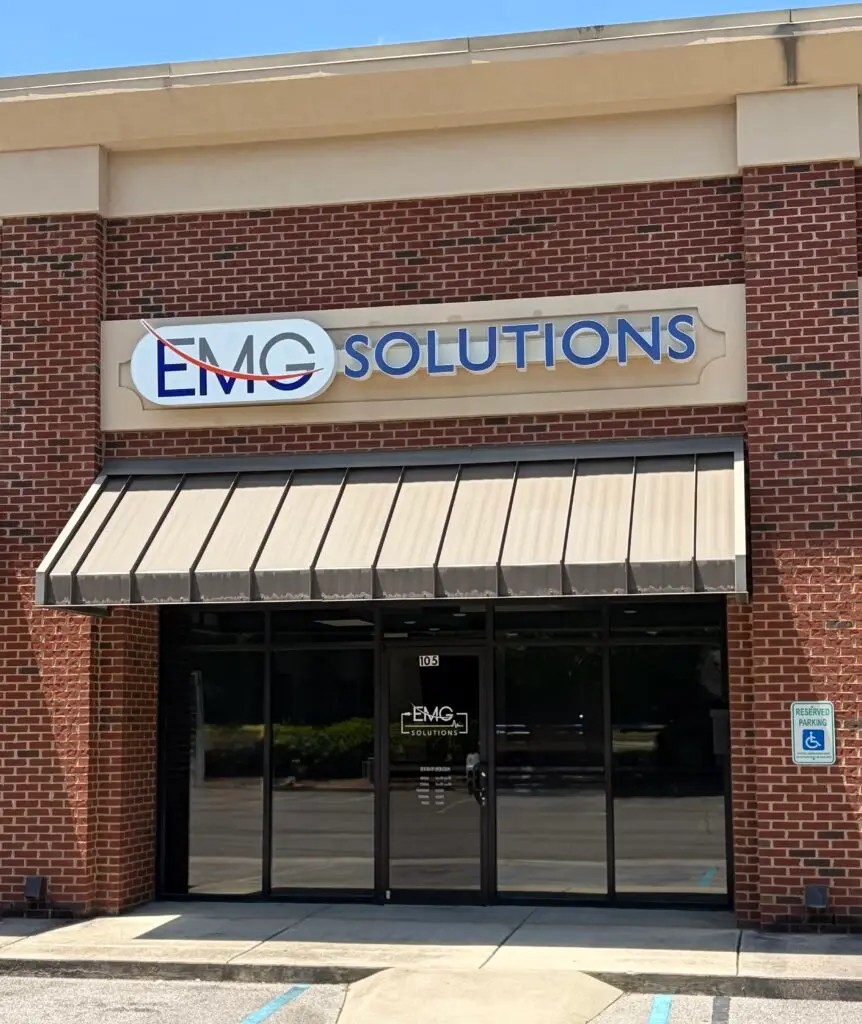 Image of the front of EMG Solutions Huntsville clinic